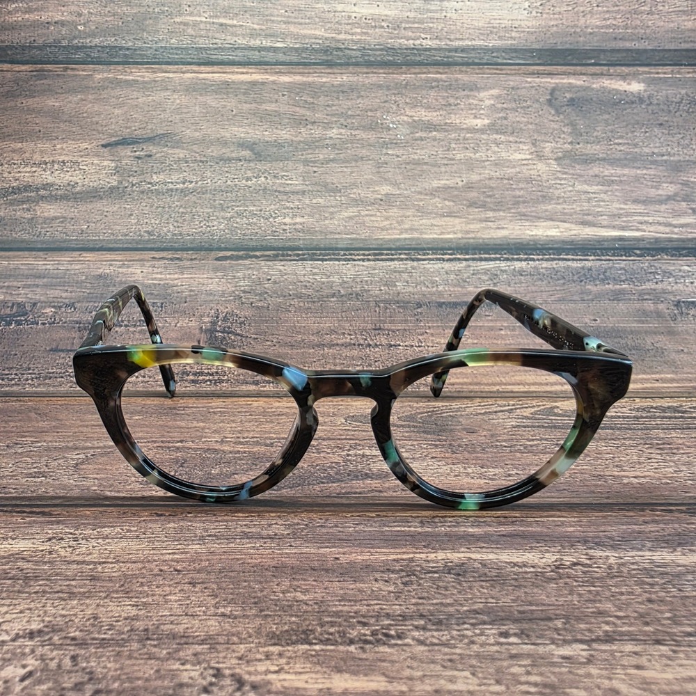 Warby Parker Islay N 136 Tortoise Blue Green Eyeglass Frames 46-20-140